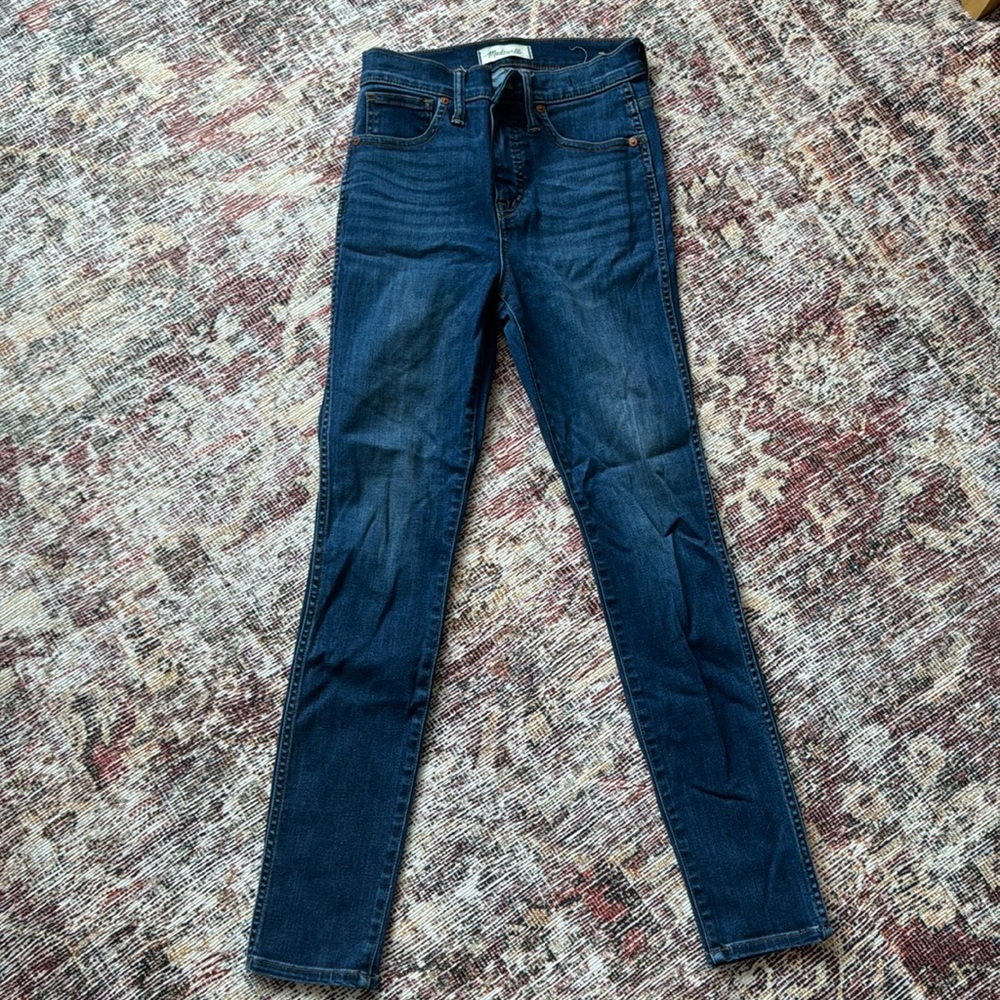 Madewell 10” high rise skinny size 25